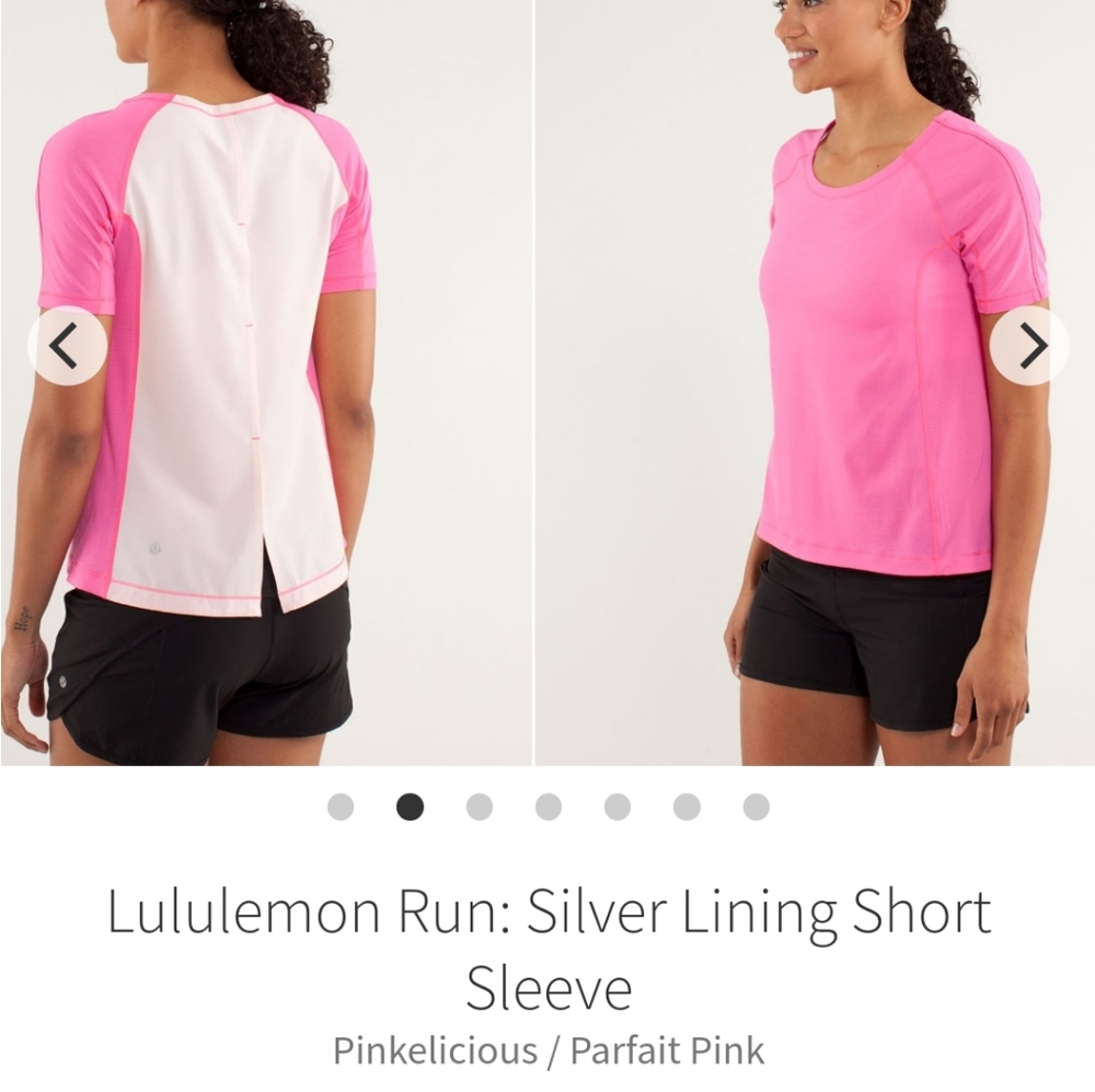 Silver Lining Short Sleeve Tee in Pinkelicious / Parfait Pink